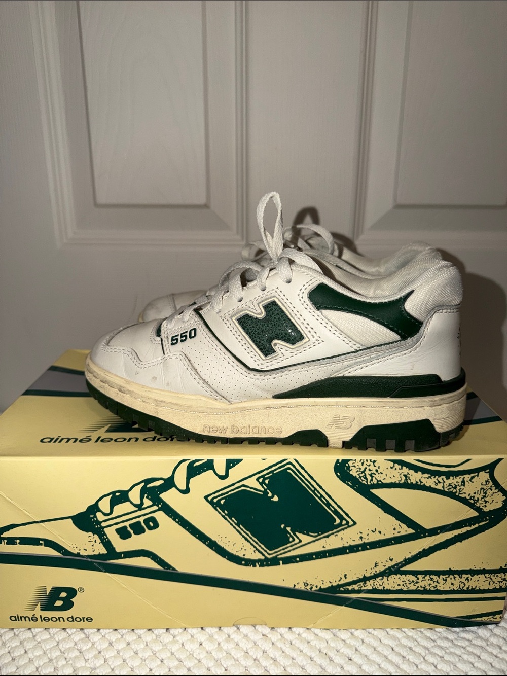 Aime Leon Dore New Balance 550 Sneakers Shoes - Evergreen